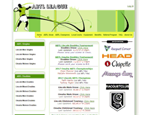 Tablet Screenshot of abtlleague.com